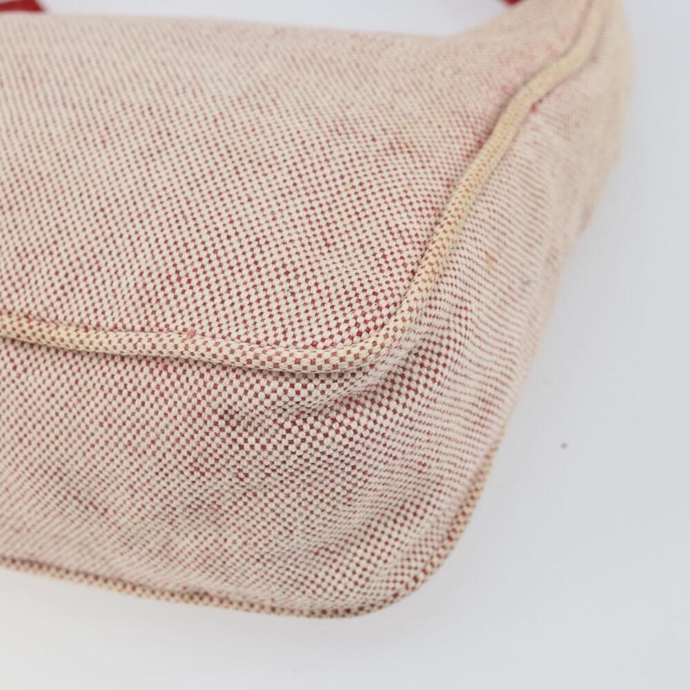 PRADA Sports Hand Bag Canvas Gray Red Auth hk3258 - Picture 9 of 16